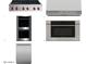 High-end stainless steel kitchen appliances including a gas cooktop, oven, microwave, and dishwasher at 14207 E Highland Ave, Fountain Hills, AZ 85268