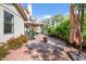 Backyard features a fire pit, outdoor basketball hoop, and mature landscaping at 155 W Knox Rd, Tempe, AZ 85284