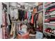 Walk-in closet with custom shelving, and ample storage at 20839 E Kingbird Dr, Queen Creek, AZ 85142