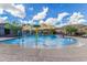 Stunning community pool featuring splash pad and mountain views offers residents resort-style living at 21412 W Hubbell St, Buckeye, AZ 85396