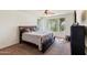Inviting bedroom with a ceiling fan, and carpeted floors at 345 N Scott Dr, Chandler, AZ 85225