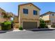Charming two-story home features a two-car garage, desert landscaping, and a private entrance at 3530 S Bandit Rd, Gilbert, AZ 85297