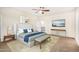 Bedroom featuring neutral colors and carpet, ceiling fan, and decor at 3530 S Bandit Rd, Gilbert, AZ 85297