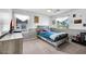 Cozy bedroom with natural light, two windows, and neutral decor at 3745 E Flamingo Way, Gilbert, AZ 85297