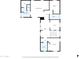 Second floor floor plan showing layout of bedrooms, bathrooms, laundry, and office at 3745 E Flamingo Way, Gilbert, AZ 85297