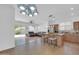 A bright kitchen with a view of the living room and backyard at 3745 E Flamingo Way, Gilbert, AZ 85297