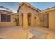 Inviting courtyard featuring a decorative rug and a charming architectural design at 42318 W Abbey Rd, Maricopa, AZ 85138