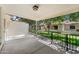 Exterior patio featuring a metal fence and a view of the community at 8020 E Keats Ave # 285, Mesa, AZ 85209