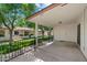 Covered patio with a view of the community at 8020 E Keats Ave # 285, Mesa, AZ 85209