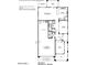 Floor plan of the house featuring a gathering room, kitchen, tandem garage, and an outdoor living area at 17424 W Willow Ave, Surprise, AZ 85388