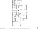 Detailed floorplan showcasing the layout of the home including bedrooms, bathrooms, and living spaces at 2467 E Winchester Pl, Chandler, AZ 85286