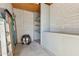 Storage room featuring a shelving, storage cabinets, and concrete flooring, offering versatile usage at 2740 N 21St Dr, Phoenix, AZ 85009