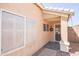Inviting front entrance with a decorative wreath on the screen door at 3612 W Charlotte Dr, Glendale, AZ 85310
