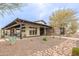 Well-designed clubhouse exterior with covered patio seating and desert landscaping at 4084 E Caitlin Dr, San Tan Valley, AZ 85140