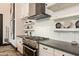 Modern kitchen featuring stainless steel appliances, sleek countertops, and ample storage space for culinary enthusiasts at 4084 E Caitlin Dr, San Tan Valley, AZ 85140