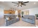 Open-concept layout connecting the kitchen and living area, perfect for entertaining and relaxation at 4084 E Caitlin Dr, San Tan Valley, AZ 85140