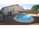Private backyard featuring a refreshing pool, perfect for relaxation and outdoor enjoyment at 12205 N 41St Ln, Phoenix, AZ 85029