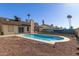 A backyard pool offers a private and refreshing outdoor retreat at 702 W Sequoia Dr, Phoenix, AZ 85027