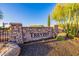 Stone sign for the Treviso at The Toll Brothers community at 10934 E La Verna Way, Scottsdale, AZ 85262