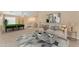 Second floor living area with pool table, sectional couch and eye catching decor at 14010 N 126Th Ave, El Mirage, AZ 85335