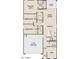 Detailed floor plan showcasing the layout with primary suite, bedrooms, kitchen and garage at 18232 W La Senda Dr, Surprise, AZ 85387