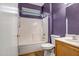 Bathroom features a shower/tub combo and single sink vanity at 20007 N Organ Pipe Dr, Surprise, AZ 85374