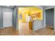 Kitchen with view of the dining room and white appliances at 20007 N Organ Pipe Dr, Surprise, AZ 85374