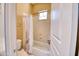 Well-lit bathroom featuring a combined shower and tub with neutral accents at 2106 E Beth Dr, Phoenix, AZ 85042