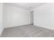Neutral bedroom with carpet, white walls, and recessed lighting at 21838 E Bonanza Ct, Queen Creek, AZ 85142