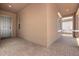 Charming front porch features brick pavers, a stylish door, and a welcoming entrance to the home at 21838 E Bonanza Ct, Queen Creek, AZ 85142