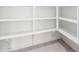 Spacious walk-in pantry with ample shelving for organized storage at 21838 E Bonanza Ct, Queen Creek, AZ 85142