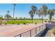 View of the backyard overlooking a well-manicured golf course at 2885 N 164Th Dr, Goodyear, AZ 85395