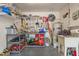This is a detailed view of the interior of the garage and it's workbench at 3215 W Phelps Rd, Phoenix, AZ 85053