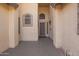 Inviting entryway with tiled floor, arched window, and decorative door, perfect for welcoming guests at 462 S Marie Dr, Chandler, AZ 85225