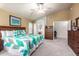 Open main bedroom offering en-suite bath access, neutral paint, and dual windows at 462 S Marie Dr, Chandler, AZ 85225