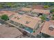 Aerial view of home with outdoor patio space at 5830 E Mckellips Rd # 30, Mesa, AZ 85215