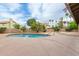 Beautiful backyard featuring a refreshing private pool surrounded by lush greenery at 6019 E Paradise Ln, Scottsdale, AZ 85254
