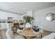 Close-up of a dining table adorned with elegant place settings, complementing the modern kitchen backdrop at 630 W Laredo St, Chandler, AZ 85225