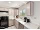Clean kitchen with light-colored cabinets, and modern stainless-steel appliances at 7229 S Butte Ave, Tempe, AZ 85283