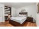 Inviting bedroom with a built-in desk and ample closet space at 7625 E Camelback Rd # B124, Scottsdale, AZ 85251