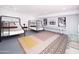 Inviting bedroom featuring bunk beds, modern decor, ample space, and stylish artwork at 8444 E Piccadilly Rd, Scottsdale, AZ 85251