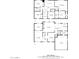 Combined floor plans showing first and second floor layouts with living areas, bedrooms, and bathrooms at 4106 E Lavender Ln, Phoenix, AZ 85044