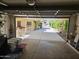 View from inside garage to the covered driveway that leads to the street at 5120 E Janice Way, Scottsdale, AZ 85254