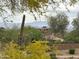 Neighborhood view of hillside home and desert landscaping with a view of the distant mountains at 14253 N Honeysuckle N Dr, Fountain Hills, AZ 85268