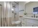 Contemporary bathroom features a walk-in shower, modern fixtures, and sleek vanity at 3033 N 367Th Ave, Tonopah, AZ 85354