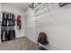 Organized walk-in closet with ample shelving and hanging space, offering practical storage solutions at 3931 E Fox Cir, Mesa, AZ 85205
