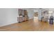Bright living room features wood floors, modern decor, and an open floor plan at 5315 S River Dr, Tempe, AZ 85283