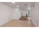 Tiled dining room, leading to living room with a view to the backyard at 8107 E Vista Dr, Scottsdale, AZ 85250