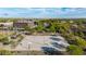 Community aerial view of a basketball court and public community center in neighborhood at 10741 E Palladium Dr, Mesa, AZ 85212