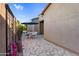 Covered patio features paved flooring with outdoor dining at 10741 E Palladium Dr, Mesa, AZ 85212